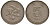 Гонконг 5 долларов 1993 цветок KM 65 медно-никель 4123-745