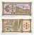 ГРУЗИЯ 10 КУПОНОВ 1992 В ДЕЛИТЕЛЕ 2 Pick 36, Сергеев 8 бумага UNC (ПРЕСС) 7148-22-2-2