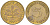 ФРГ 5 пфеннигов 1990 G KM 107, J. 382 сталь плакированная латунью 4514-1125