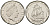 Восточно-Карибские штаты 1 доллар 2019 Елизавета II (1952-2022), парусник KM 39 a никелированная сталь  UNC  M60-10
