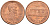 США 1 цент 1987 D, Линкольн KM 201b цинк плакированный медью UNC 187-715