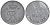 Дания 1 эре 1968 С; S, Фредерик IX (1947-1972) KM 839.2 цинк UNC 4547-1015