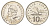 Французская Новая Каледония 10 франков 1972 лодка KM 11 никель UNC 4641-155