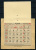 США календарь за 1948 (будет совпадать с 2026 годом) 1947 с обозначением христианских праздников, изображение Мадонны с Младенцем 1-3-1-03