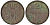 Ганновер 2 пфеннига 1845 B, Эрнст Август (1837-1851) KM 202.1, AKS 124, J. 75 медь 75-1823