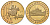 Чехия 5 евро 2004 PROBA, пробник  латунь  UNC  1066-6-35