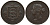Джерси 1/26 шиллинга 1870 Виктория (1837-1901) KM 4 бронза 4393-123