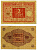 Германия 2 марки 1920 1 марта 1920, красная, серия 5 Pick 59, Розенберг 65b бумага 2195-36-1-2