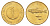 Словения 1 толар 1992 рыбы KM 4 латунь UNC 3996-1148