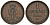 Ганновер 1 пфенниг 1861 B, Георг V KM 233, AKS 156, J. 90 медь 4594-549