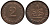 ФРГ 2 ПФЕННИГА 1965 D KM 106, Jager 381 бронза 4546-932