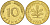 ФРГ 10 пфеннигов 1992 D KM 108, J. 383 сталь плакированная латунью 4175-1232
