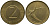Словения 2 толара 1994 закрытая четвертка (4) KM 5 латунь 4548-353