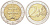 Словакия 2 евро 2009 KM 102 биметалл UNC 4126-1244