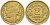 ФРАНЦИЯ 2 ФРАНКА 1939 ТИП MORLON KM 886, LE FRANC 268.12 алюминиевая бронза 3855-212