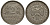 ФРГ 2 марки 1951 J J 386, KM 111 медно-никель плакированный никелем 413-4814
