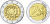 Кипр 2 евро 2015 30 лет флагу ЕС KM 102 биметалл UNC 4571-922