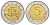 Литва 5 лит 1998 KM 113 биметалл UNC 4624-727