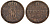 Ганновер 2 пфеннига 1840 A, Эрнст Август (1837-1851) KM 174.1, AKS 122, J. 55 медь 75-1715