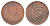 Джерси 2 пенса 1975 герб, Елизавета II (1952-2022) KM 31 бронза 4652-531