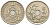 БЕЛЬГИЯ 5 САНТИМОВ 1922 BELGIE KM 67 медно-никель 112-235