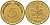 ФРГ 5 пфеннигов 1988 J KM 107, J.382 сталь плакированная латунью 4174-1068