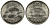 Египет 1 фунт 1979 АН1399, 25 лет мондвору Abbasia Mint (Абассия), тираж 23000 экз. KM 488 серебро UNC 1519-734