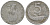 Италия 5 лир 1951 R, руль, дельфин KM 92 алюминий    4576-748