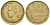 Франция 20 франков 1950 петух, полная подпись, 4 пера KM 916.1, Le Franc 401.3 алюминиевая бронза 175-647