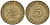 ФРГ 5 ПФЕННИГОВ 1950 J KM 107, J. 382 сталь плакированная латунью 66-766