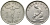 БЕЛЬГИЯ 1 ФРАНК 1930 BELGIQUE KM 89 никель 51-2115