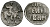 ВЕЛИКОЕ КНЯЖЕСТВО МОСКОВСКОЕ ДЕНГА 1535 - 1547 ИВАН IV ВАСИЛЬЕВИЧ, МОСКОВСКИЙ МОНЕТНЫЙ ДВОР, 0,36 ГР ГиК №41 серебро 262-1266