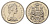 Канада 50 центов 1972 Елизавета II (1952-2022), герб KM 75.1 никель aUNC 110-923