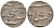 Британская Индия, Бомбейское президентство 1/2 рупии ND (1800-1832) Шах Алам II KM 211.2 серебро 63-1133