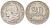 Аргентина 20 сентаво 1908 редкий год KM 36 медно-никель 4044-1441
