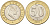Турция 50 курушей 2005 Кемаль Ататюрк KM 1168 биметалл аUNC 4561-115