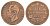 Италия 10 чентезимо 1867 H, Виктор Эммануил II (1861-1878) KM 11 медь 4657-524