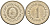 Югославия 1 динар 1990 KM 142 медь цинк никель 4155-953