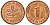 ФРГ 1 пфенниг 1985 J KM 105, J.380 сталь плакированная медью 4602-765