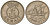 Кувейт 20 филсов 1973 AH 1393, парусник KM 12 медно-никель 4594-421