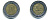 Мексика 1 песо 2004 KM 603 биметалл 176-1244