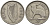 Ирландия 3 пенса 1942 заяц KM 12а медно-никель 179-311