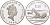 Тувалу 20 долларов 1994 Олимпийские игры 1996 года, плавание KM 24 серебро PROOF 11-101-41