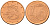 Финляндия 1 евроцент 1999  KM 98 сталь плакированная медью  UNC  4189-168
