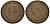 ФРАНЦИЯ 2 СОЛЯ 1792 ВВ, ЛЮДОВИК XVI KM 603.4 бронза 1524-1221