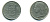 БЕЛЬГИЯ 5 ФРАНКОВ 1971 BELGIQUE KM 134.1 медно-никель 04-421