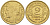ФРАНЦИЯ 2 ФРАНКА 1939 ТИП MORLON KM 886, LE FRANC 268.12 алюминиевая бронза 3855-215