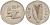 Ирландия 50 пенсов 1981 вальдшнеп KM 24 медно-никель 4526-411