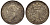 Великобритания 1 пенни 1845 Виктория (1837-1901) KM 727, Spink 3920 серебро PROOFLIKE 1523-1341