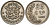 Люксембург 25 сантимов 1927 Шарлотта (1918-1964) KM 37 медно-никель 4122-555